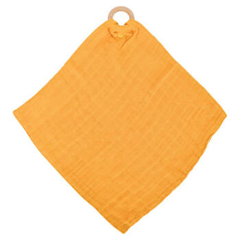 Annabel Trends Muslin Security Blanket 32x32cm - Mustard