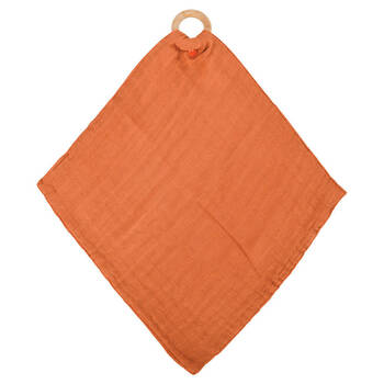 Annabel Trends Muslin Security Blanket 32x32cm - Rust