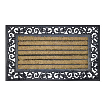 Solemate Rubber Ribbed 45x75cm Outdoor Doormat