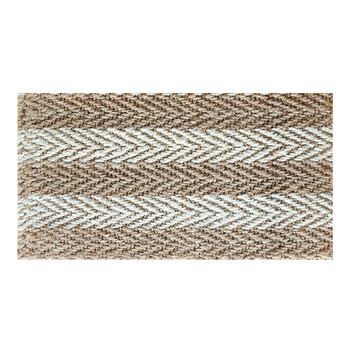 Solemate Jute 2 Tone Stripes 45x75cm Outdoor Doormat
