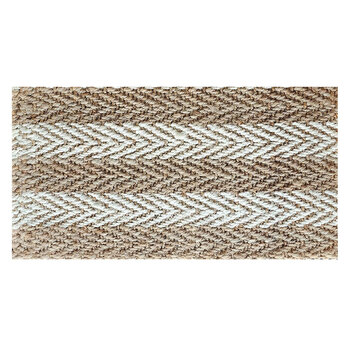 Solemate Jute 2 Tone Stripes 50x80cm Outdoor Doormat