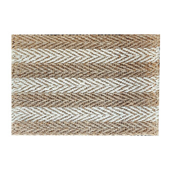 Solemate Jute 2 Tone Stripes 60x90cm Outdoor Doormat