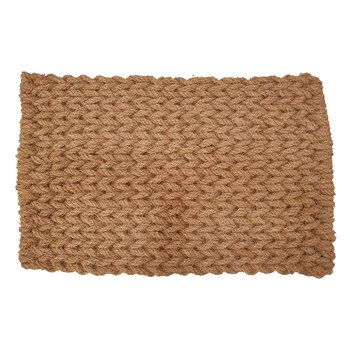 Solemate Rope Knit Weave 60x90cm Outdoor Doormat