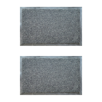 2PK Solemate Marine Carpet Ribb Edge 45x75cm Functional Outdoor Front Doormat