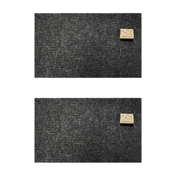 2PK Solemate Marine Carpet Ribbed 45x75cm Functional Outdoor Front Doormat