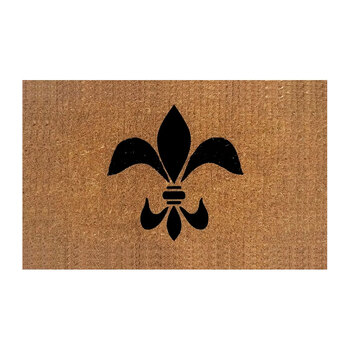 Solemate Premium Fleur de Lis 50x80cm Mat Black