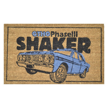 Solemate PVC Back Shaker Doormat 45x75cm Car Black