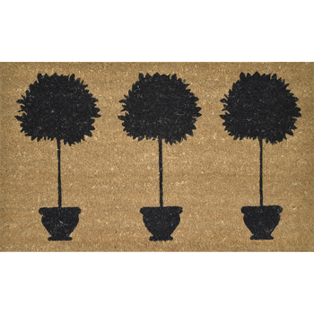 Solemate Latex Topiary Trees Mat 45x75cm Black