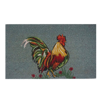 Solemate Latex Rooster 45x75cm Outdoor Doormat
