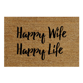 Solemate Latex Happy Wife 45x75cm Outdoor Doormat