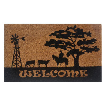 Solemate PVC Welcome Country 45x75cm Outdoor Doormat