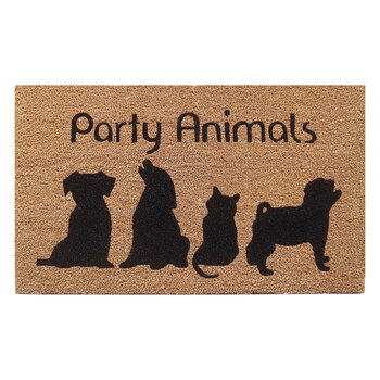 Solemate Latex Party Animals 45x75cm Outdoor Doormat