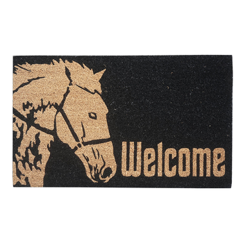 Solemate Latex Horse Welcome 45x75cm Outdoor Doormat