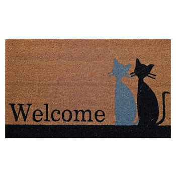 Solemate Welcome Kitties 45x75cm Doormat