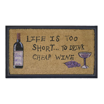 Solemate Cheap Wine 40x70cm Themed Doormat