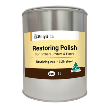 Gilly's 1L Dark Restoring Polish For Timber Furniture/Floors