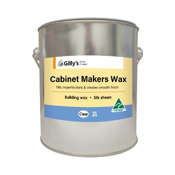 Gilly's 2L Clear Cabinet Makers Building Wax For Wood/Oak