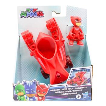 PJ Masks Hero Vehicle Owl Glider Car/Action Figure Toy Red Kids 3y+