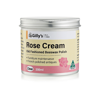 Gilly's 200ml Rose Cream Beeswax Polish For Furniture