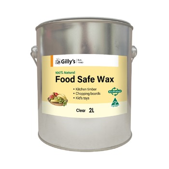 Gilly's Food Safe Wax for Kitchen Timber/Chopping Boards/Toys 2L