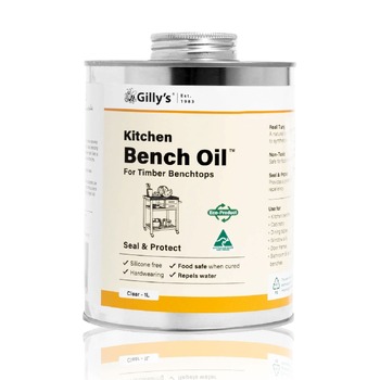 Gilly's 1L Food Safe Timber Kitchen Bench Top Oil