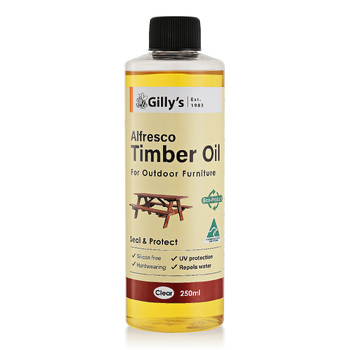 Gilly's Outdoor Alfresco/Furniture Timber Protect Oil 250ml
