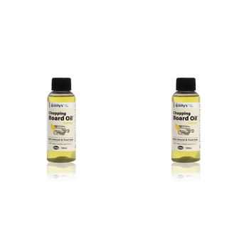 2PK Gilly's Natural Chopping Board Oil Food Safe 100ml Lemon