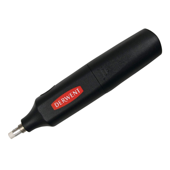 Derwent Art Craft Battery Powered Fine Detail Precision Eraser Black