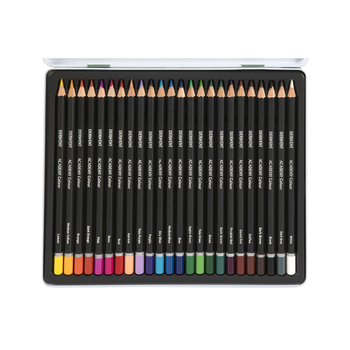 12pc Derwent Academy Drawing Pencils Tin Set