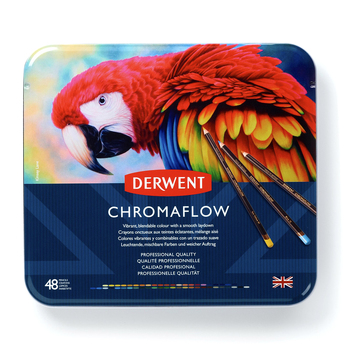 Derwent Chromaflow Professional Quality Pencil Tin 48pc