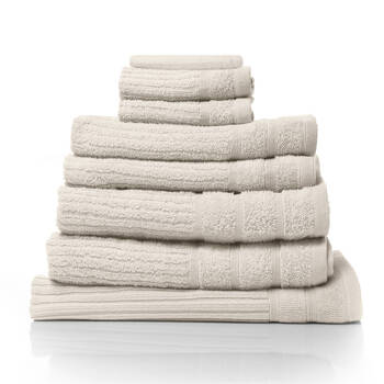 8pc Royal Comfort Eden Egyptian Cotton Towel Pack - Beige
