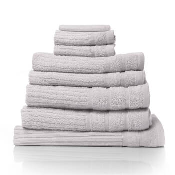 8pc Royal Comfort Eden Egyptian Cotton Towel Pack - Sea Holly