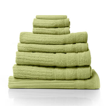 8pc Royal Comfort Eden Egyptian Cotton Towel Pack - Spearmint