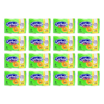 96pc Sorbent Kids Toilet Paper Soft Rolls 180-Sheets
