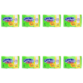 48pc Sorbent Kids Toilet Paper Soft Rolls 180-Sheets