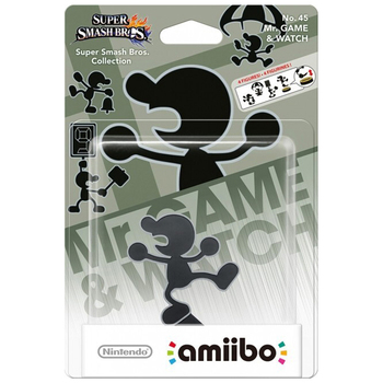 Nintendo WiiU Amiibo Smash Bros Collection Mr Game & Watch