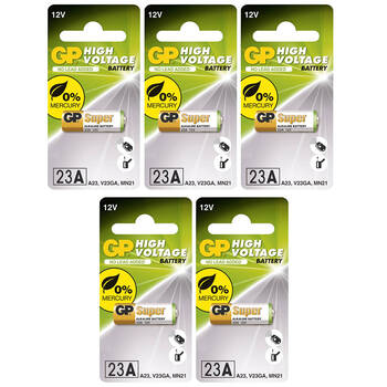 5PK 12V ALKALINE BATTERY - GP 1PK