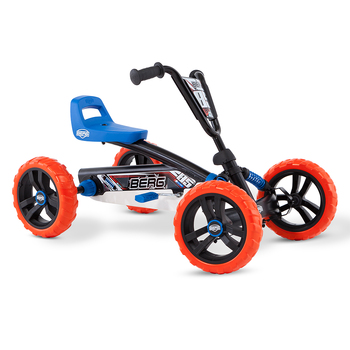 Berg Buzzy Nitro Kids/Children's Pedal Go Kart Orange/Blue 2-5y