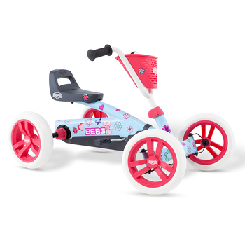 Berg Buzzy Bloom Kids/Children's Pedal Go Kart Pink 2-5y