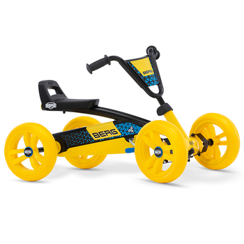 Berg Buzzy BSX Kids/Children's Pedal Go Kart Yellow 2-5y