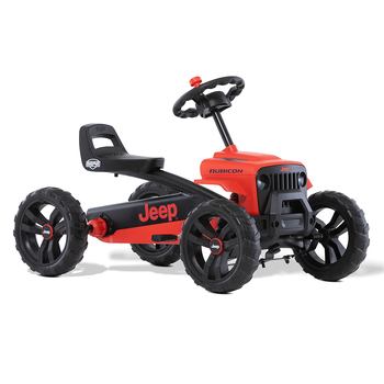 Berg Jeep Rubicon Buzzy Kids/Children's Pedal Go Kart Red 2-5y