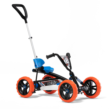 Berg Buzzy Nitro Kids/Children's Pedal Go Kart 2-in-1 Orange/Blue 2-5y