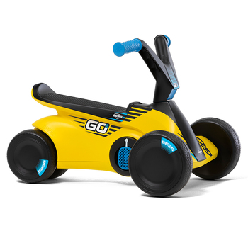 Berg GO2 SparX Kids/Children's Push Go Kart Ride On Yellow 10-30m
