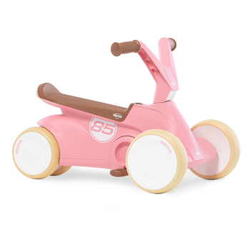 Berg GO2 Retro Kids/Children's Push Go Kart Ride On Pink 10-30m
