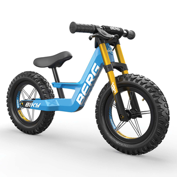 Berg Biky Cross Blue w/ Handbrake Kids/Children's Push Balance Bike 2-5y