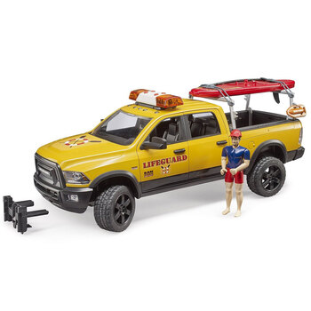 Bruder 1:16 RAM 2500 Power Wagon Life Guard Car w/ Figure * Accessories 4y+