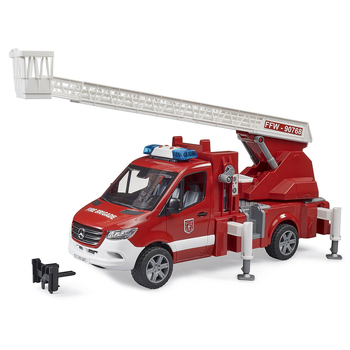 Bruder 1:16 Mercedes G3 Sprinter Fire Engine w/Ladder & L+S BB 4y+