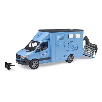 Bruder 1:16 Mercedes G3 Sprinter Animal Transporter w/ Horse Toy 3y+