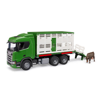 Bruder 1:16 Scania Super 560R Cattle Transporter Set Model Kids Toy 3y+