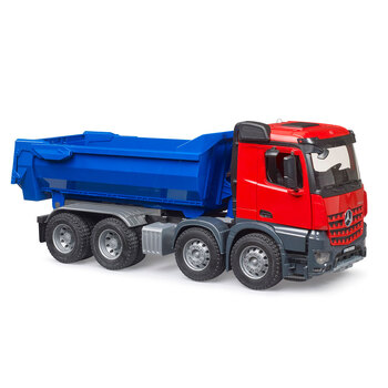 Bruder 1:16 MB Arocs Halfpipe Dump Truck Scale Model Kids Toy 3y+